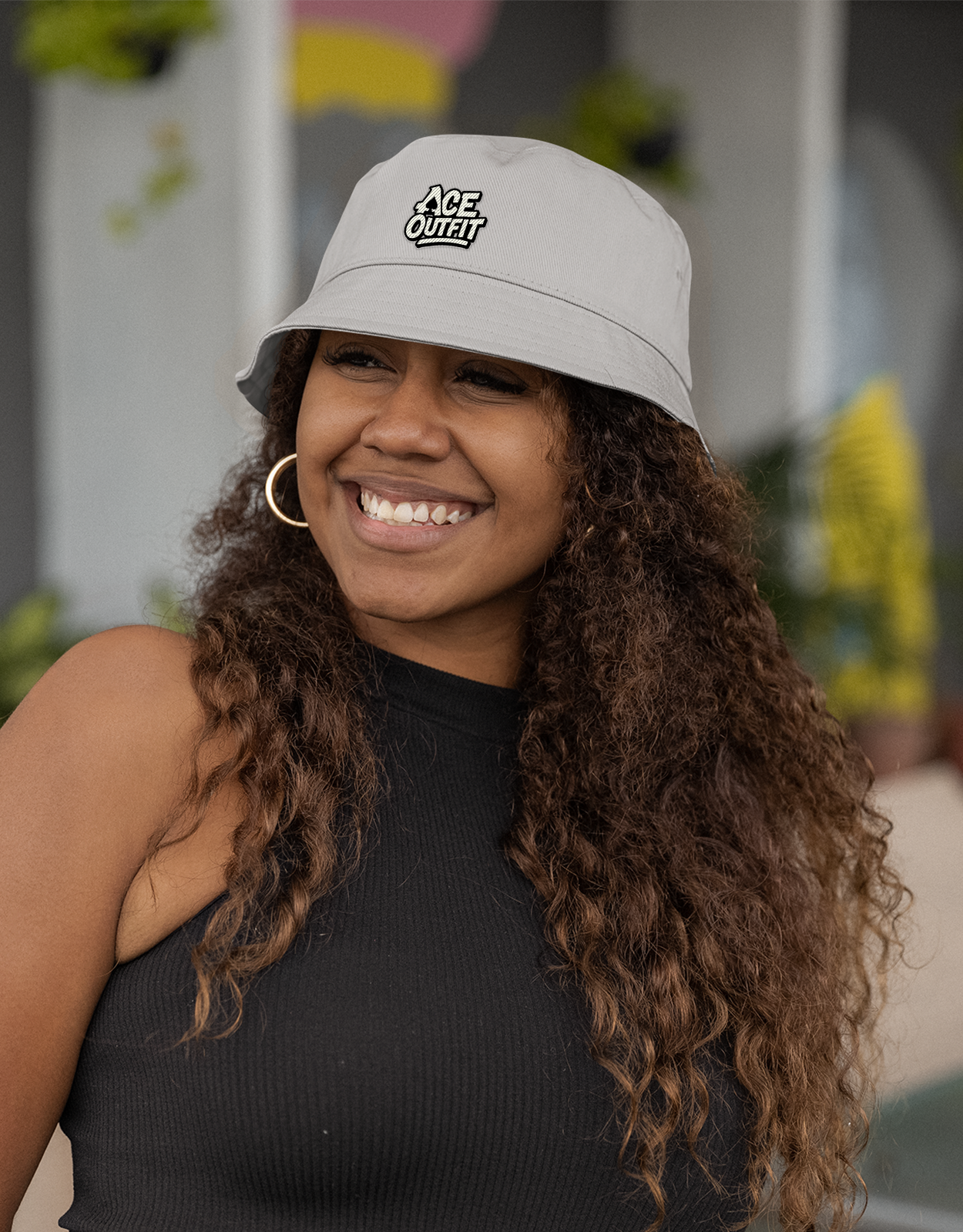 CHAPEAU BUCKET 100 % COTON PERSONNALISÉ