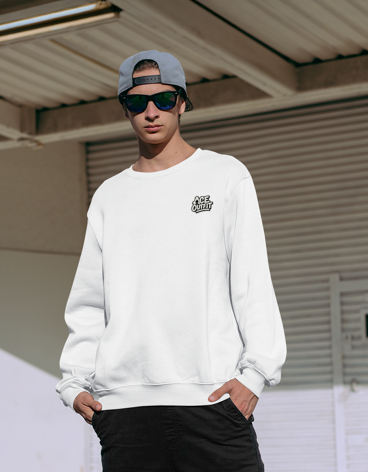 SWEAT-SHIRT COL ROND PERSONNALISÉ HOMME